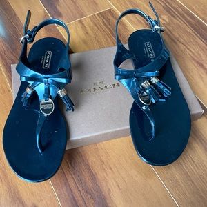 Coach jelly sandals